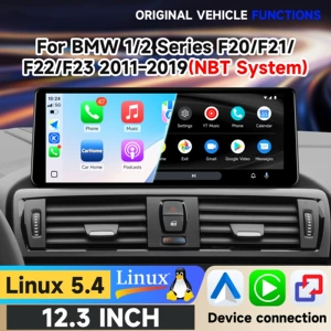 BMW 1 Seriyası 2 Seriyası F20 F21 üçün 12.3 düym Mərkəzi Ekran GPS Naviqasiya Bluetooth Carplay
