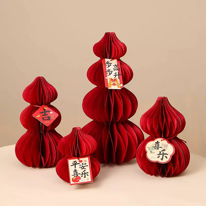 马年新年装饰2026新款创意葫芦家用玄关春节过年场景布置摆件用品