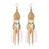 Feather earrings 2024 Your Titi Yiwu Diqian Jewelry