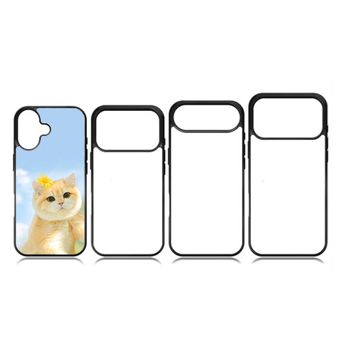 Funda protectora para teléfono con lámina de aluminio de transferencia de calor, compatible con la serie Apple 17, 2DTPU+PC, tablero perlado dos en uno