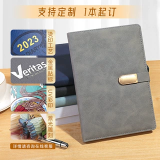 羊巴皮笔记本定制A5商务会议加厚记录本高颜值本子定制办公开会用