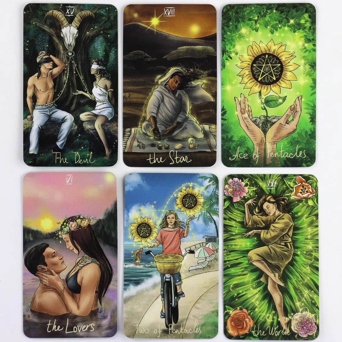 Jeu de cartes wild reflection tarot en anglais pour soirée_voghion.com