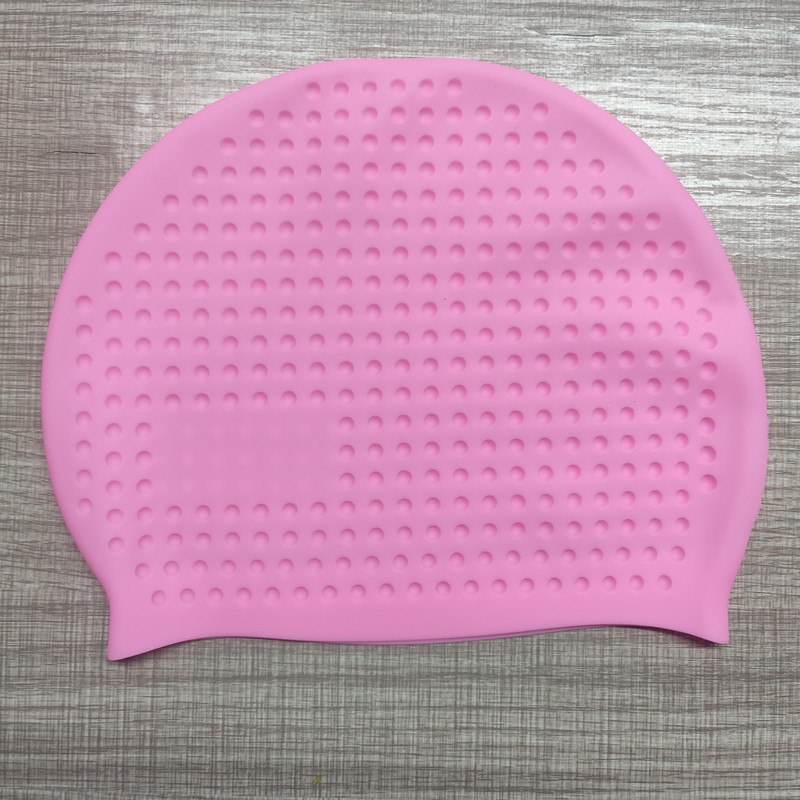 Gorro de baño de silicona grande, gorro de burbuja de partículas, hombres y mujeres, y niños, general, grueso, súper elástico, cabeza impermeable, venta directa de fábrica