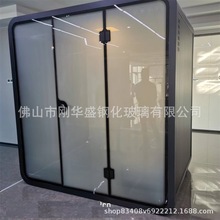 厂家订制质量保证双层夹胶智能调光玻璃通电电动雾化钢化玻璃