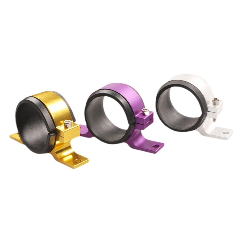 Modificación del coche 50/58MM bomba de aceite soporte fijo Racing bomba de combustible soporte de Instalación rápida abrazadera de filtro