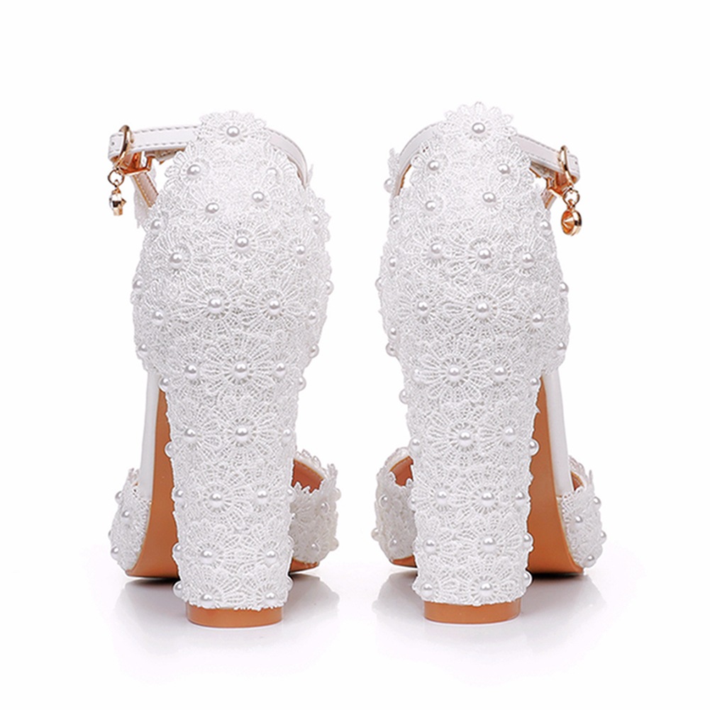 Chunky Heel Pointed Sandals White Wedding Shoes O1CN01wC5Siy2DfLRbNZIUT !!3384498636 0 Cib