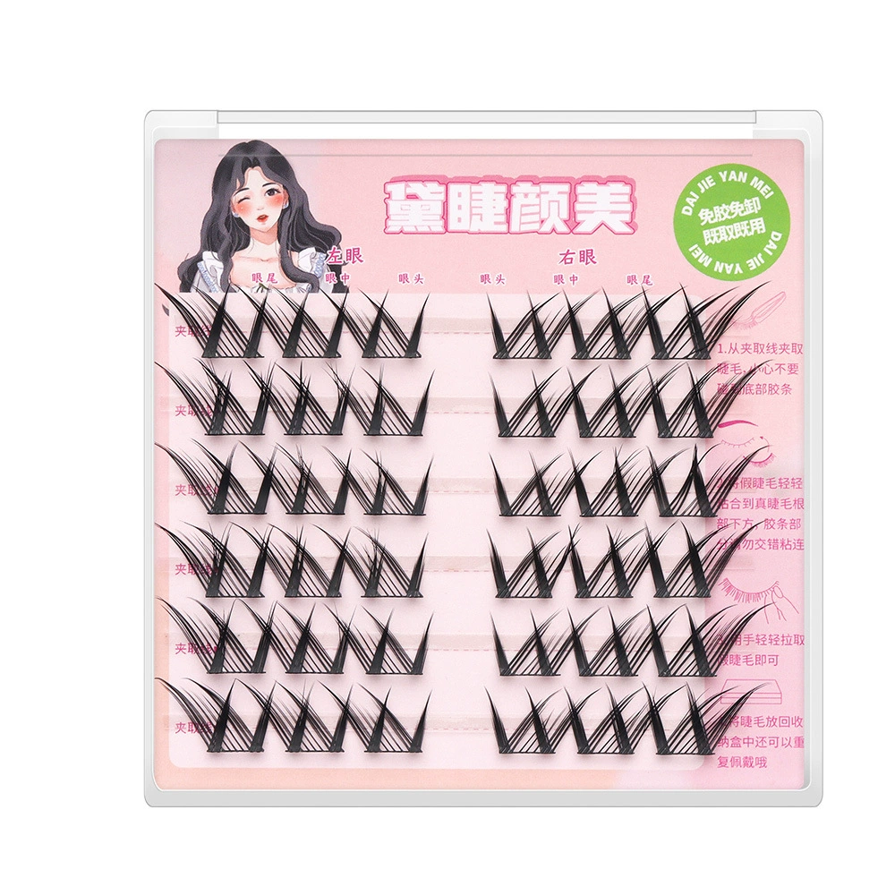 False eyelashes с автономной подсветкой от солнца для принцессы, оптом