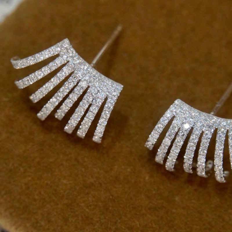 Holiday, Daily Occasion 1 Pair Simple Style Classic Style Solid Color Inlay Copper Zircon Ear Studs