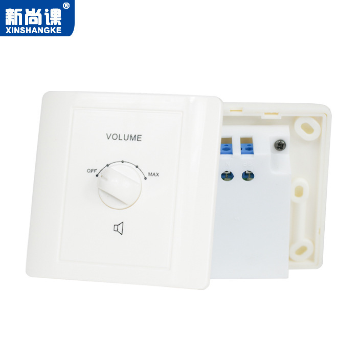 POS EXPRESS interruptor de control de voz voltaje fijo resistencia fija ajuste del interruptor de volumen altavoz sonido bocina de techo 86 controlador