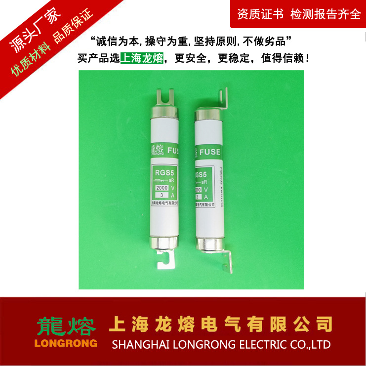 RGS5D 1200V  32A-63A 快速熔断器 上海龙熔电气 龍熔 品牌低