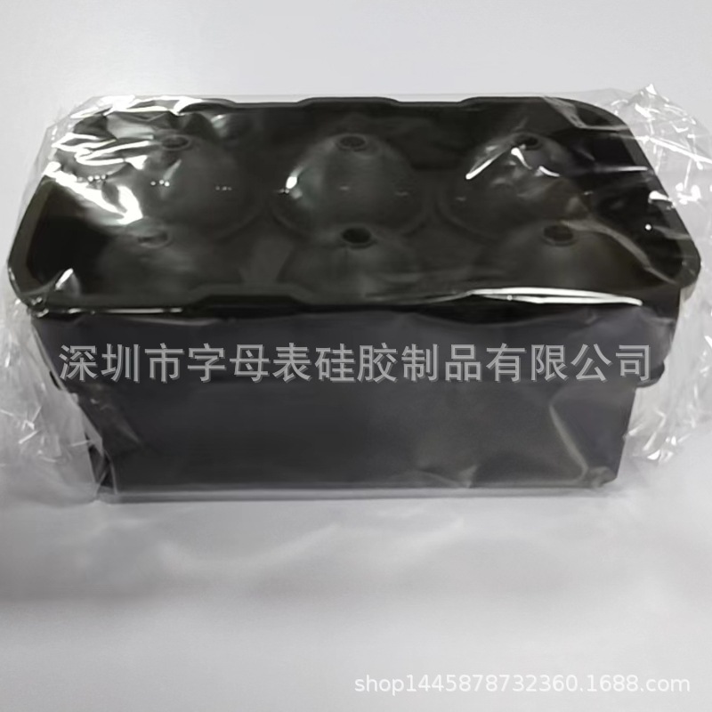 뚜껑 없는 정육면체 6개 + 공 6개 조합 (블랙)