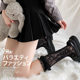 JK Lace Lolita Calf Socks Women Mid-Length Socks Jk Long Lace Japanese Style Pantyhose Over the Knee Lolita
