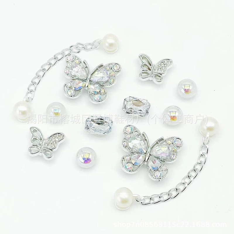 クロスボーダー 2025 下駄靴花装飾アクセサリー PVC ソフトプラスチック DIY 靴バックル卸売工場直接供給|undefined