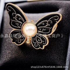 现货花纹蝴蝶收腰扣可拆卸免缝收腰扣牛仔裤腰围大小调节收腰神器