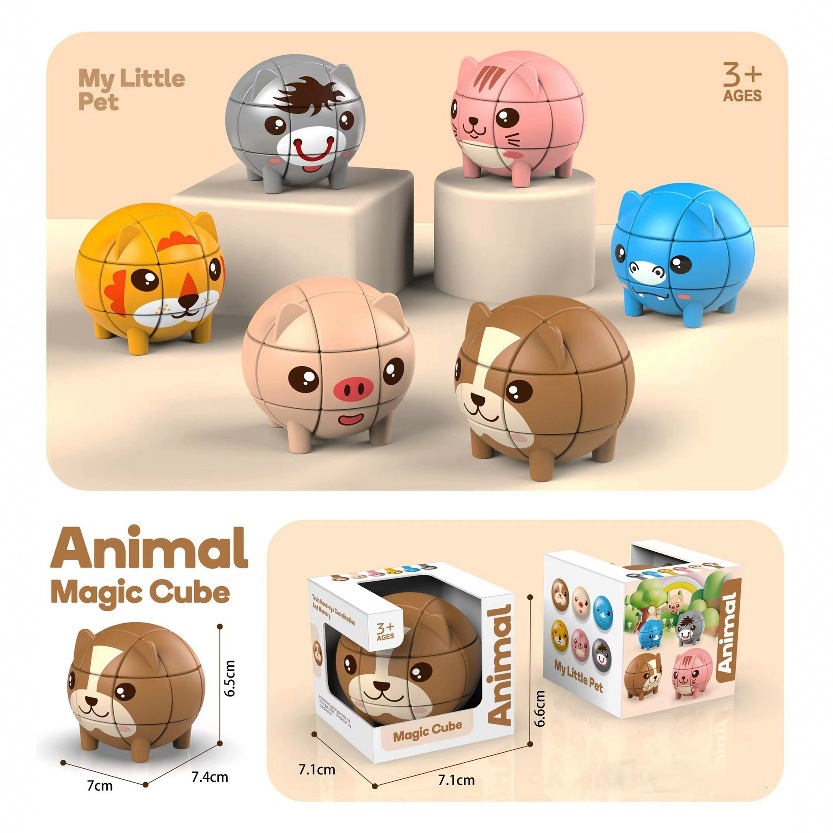 Niños transfronterizos tercer grado puzzle puzzle puzzle dibujos animados padres-hijos interactivo modelo de animal puzzle juego de juguetes al por mayor