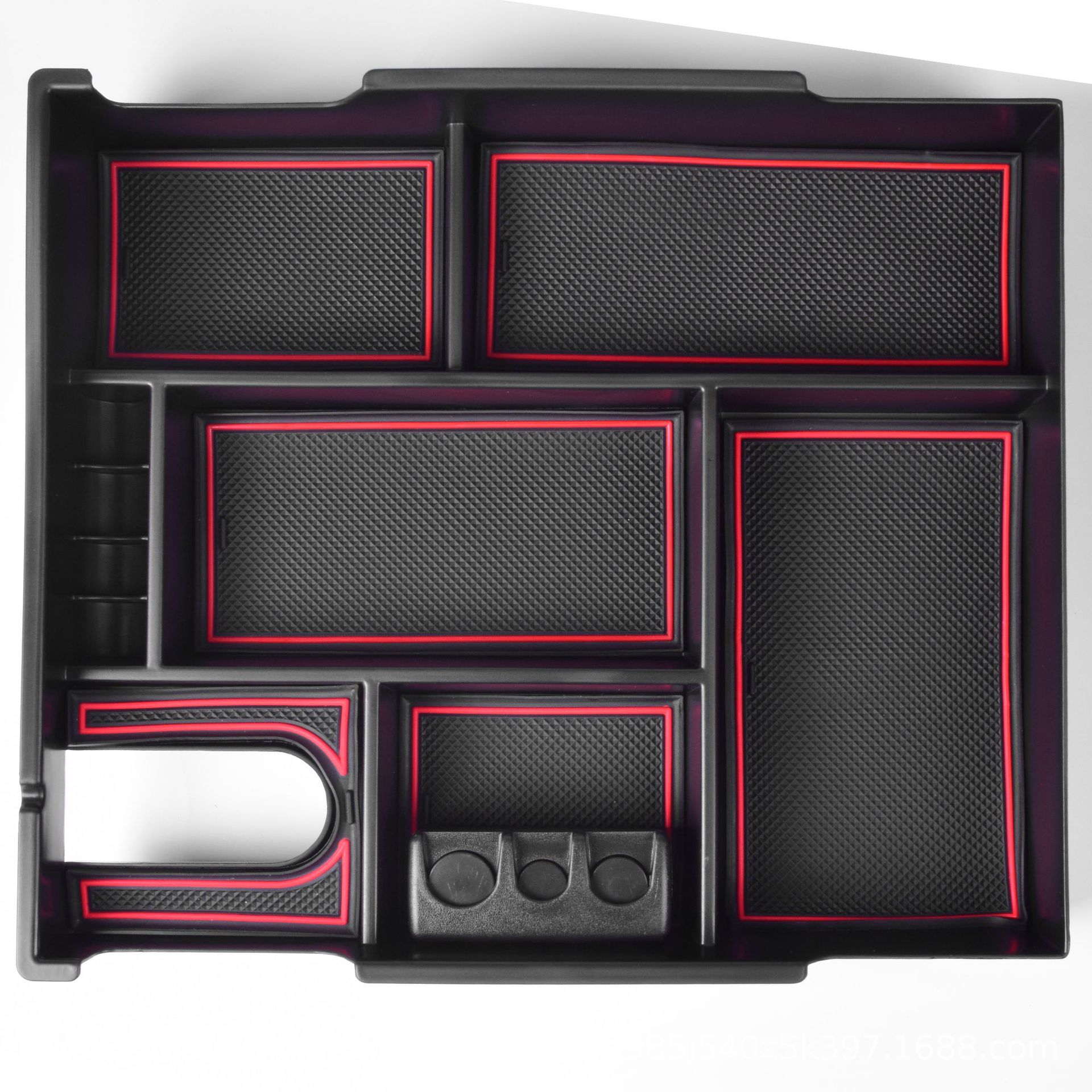 Suitable for Toyota Tundra Crewmax Built-In Armrest Under-Seat Storage Box
