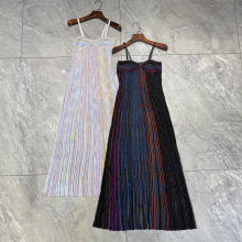 法式名媛高端2025夏新款小众设计感高级专柜品质显瘦减龄连衣裙女