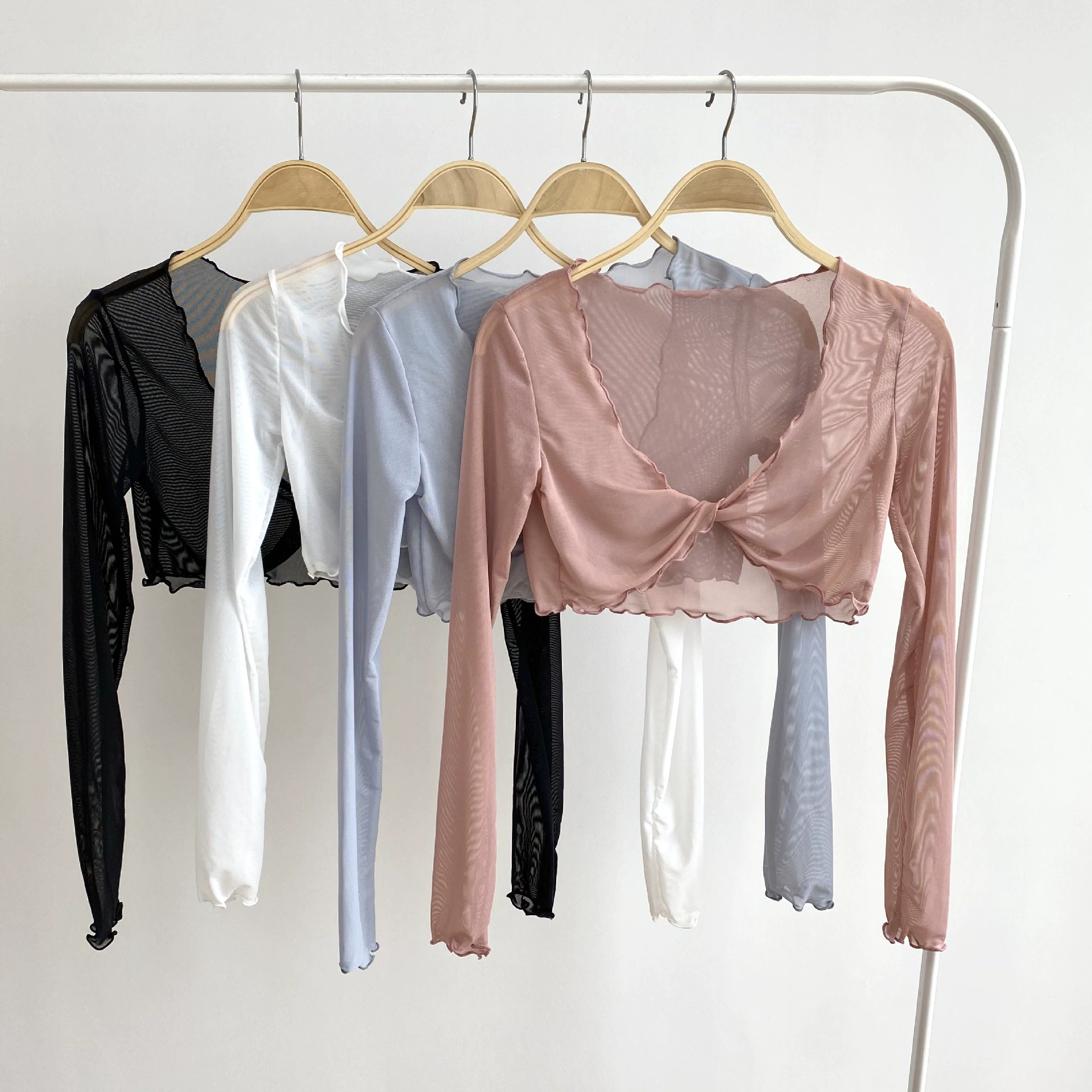 Летняя многоцветная деревянная сетка для кросса по краю уха