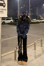 冬季2025年女棉衣短款大毛领时尚韩版立领棉服外套女士厚保暖棉袄