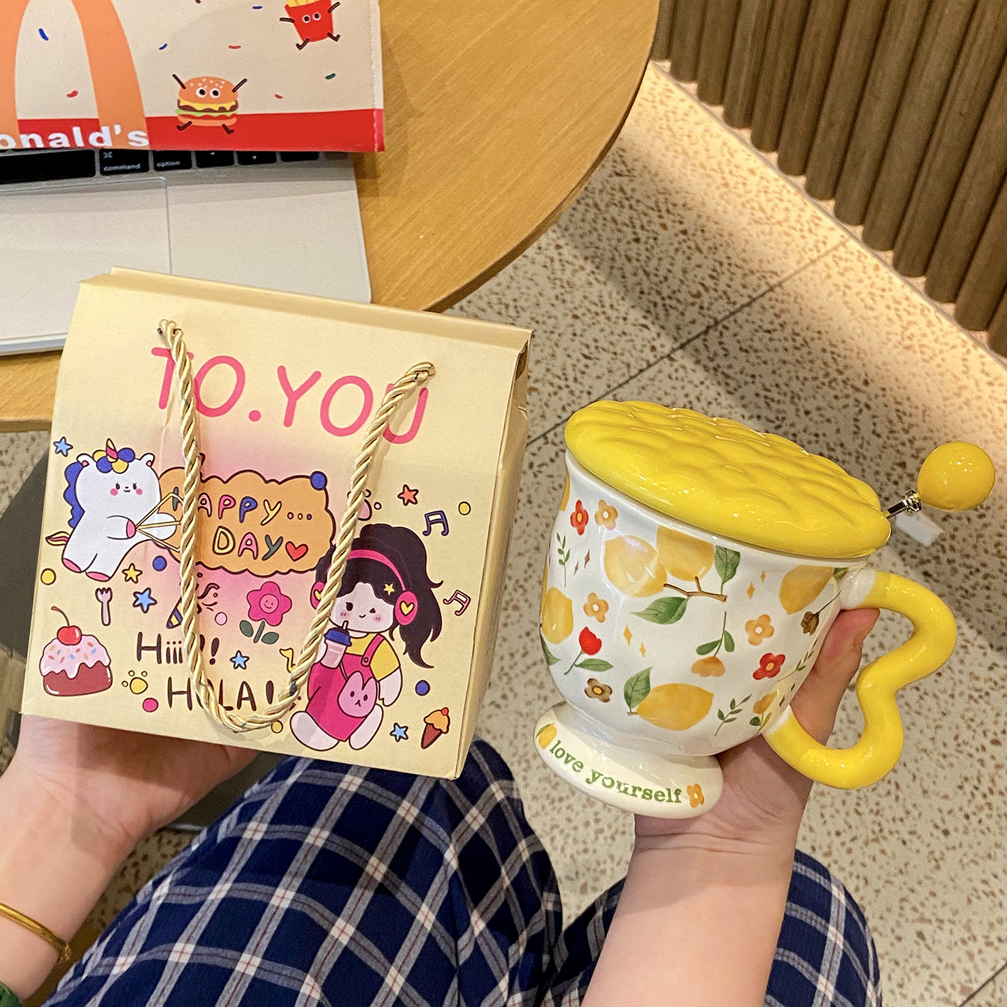 Creative Fruit Ceramic Mug For Coffee And Breakfast Cups_voghion.com