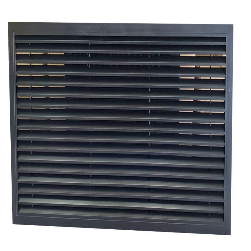 Aluminum alloy louver air outlet wholesale floor heating water divider cover maintenance port grille