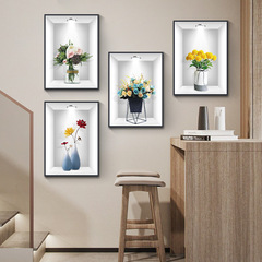 旅康CH39132AB靜謐時光北歐客廳背景裝飾畫牆面遮醜補洞裝飾貼畫