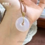 冰种天然平安扣玉石吊坠
