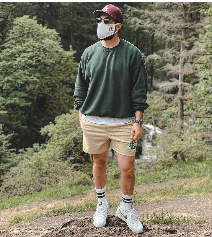 2022 Summer New Trendy Shorts Running Sports Training Fitness Loose American No Knee Basketball Pants Men