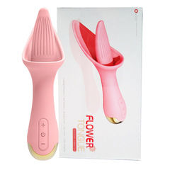 New Charging Erotic AV Vibrating Rod Silicone Female Electric Tongue Variable Frequency Self-pleasing Vibrating Toy for Dropshipping