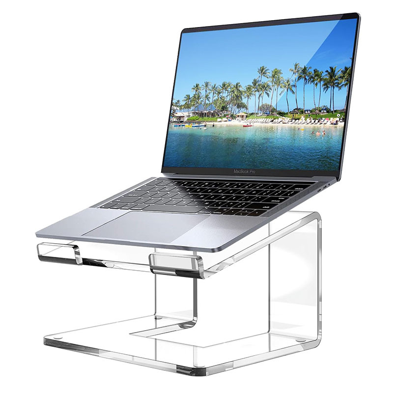 亚克力笔记本电脑增高架 儿童阅读书架透明桌面看书架平板支架