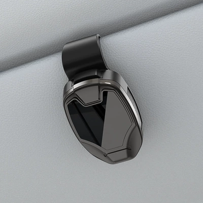 Shankedao/跨境车载遮阳板眼镜夹新款多功能墨镜收纳票据夹 (Car Glasses Clip/Bill Clip) - gun-gray-glasses-bill-holder1