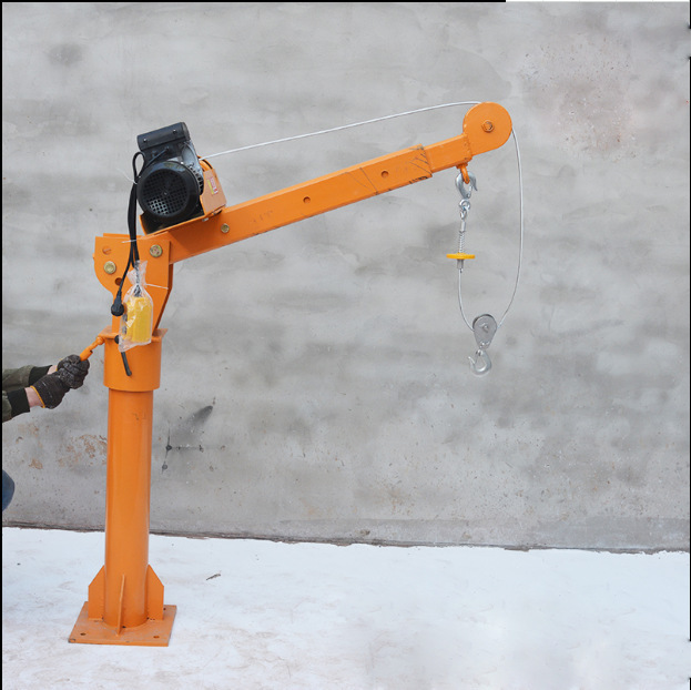 厂家供应12V 24V小吊机 800KG电动提升机 360度旋转 吊油桶 等