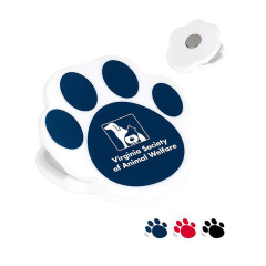 犬の爪の形のファイルのペットは強い磁石の冷蔵庫を挟んでlogoのプラスチックの磁気を貼ります。