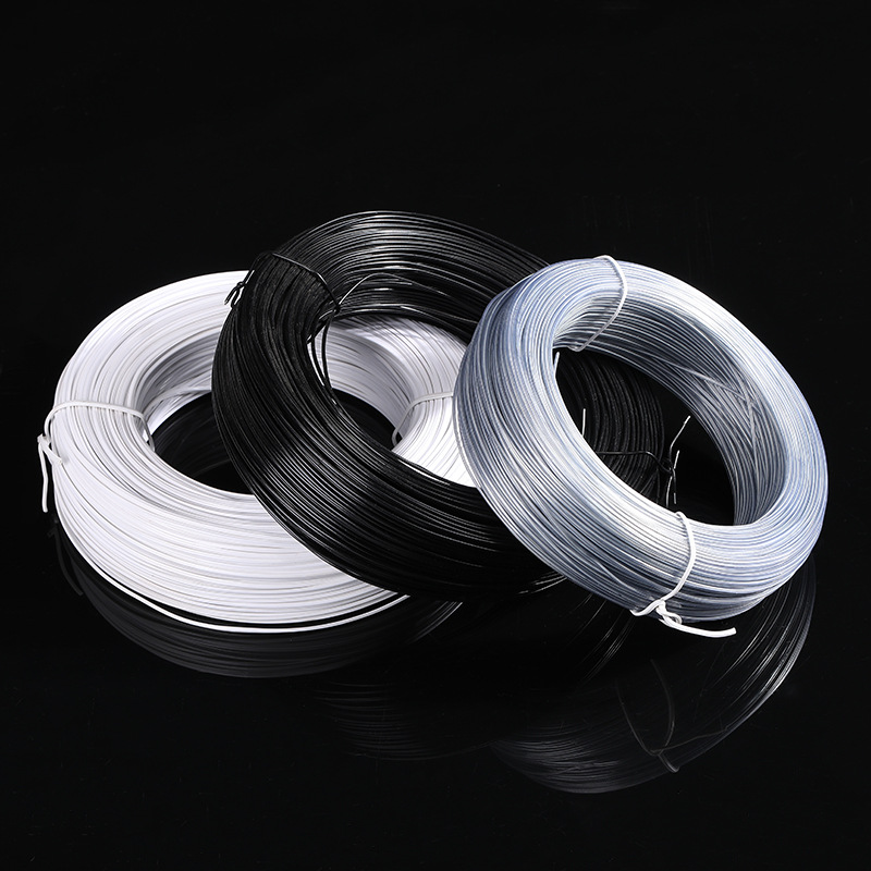 扎带铁丝封口扎丝 大卷尼龙扎带扎线 日用品礼品圆扎丝包塑扎带