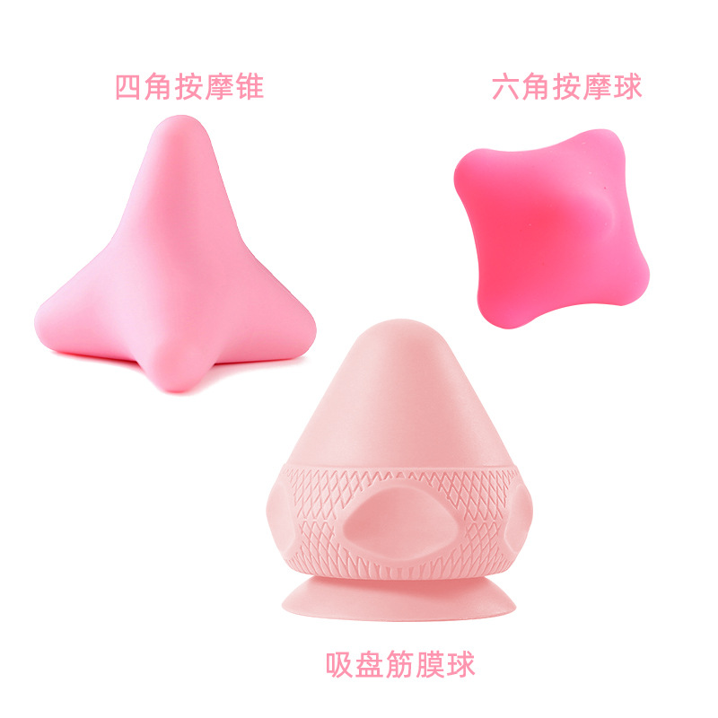 Cuatro esquinas masajeador masaje cono dedo prensa molienda pulgar masaje equipo dedo forma masajeador dedo masaje