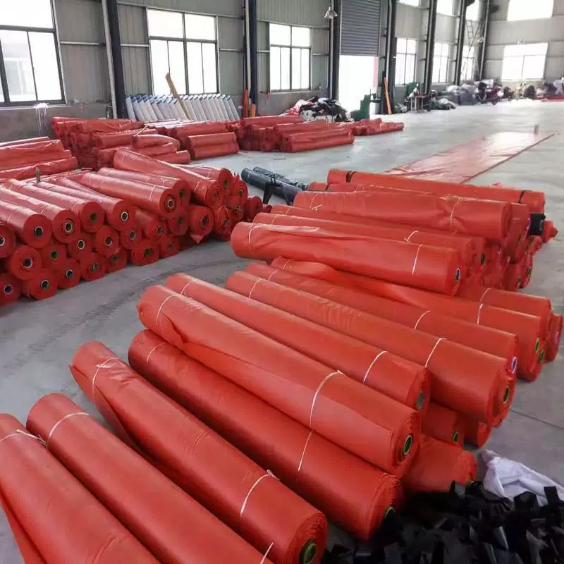 塑料涂覆布正压风筒  耐用防水防静电风机布筒 矿用阻燃风筒布