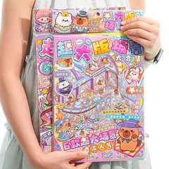 造景贴纸合集本超大号微缩场景贴纸本3D立体视觉装饰贴纸本大尺寸