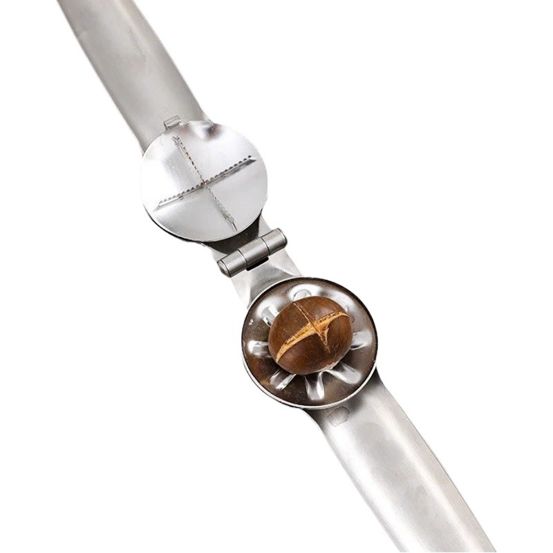 Шина для каштана из нержавеющей стали 304, открывалка для каштана, отшелушивающая артефакт для каштана, многофункциональная открывающаяся гайка, крестовый нож, пилинг