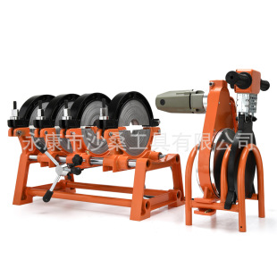 Whale hand-crank PE pipe welding machine PPR water pipe welding machine large plastic pipe butt welding machine hot melting machine