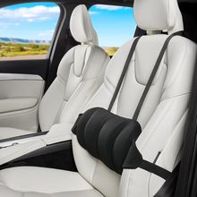 跨境新款汽车腰靠工学座椅靠垫专用开车护腰靠背垫记忆棉车载腰枕