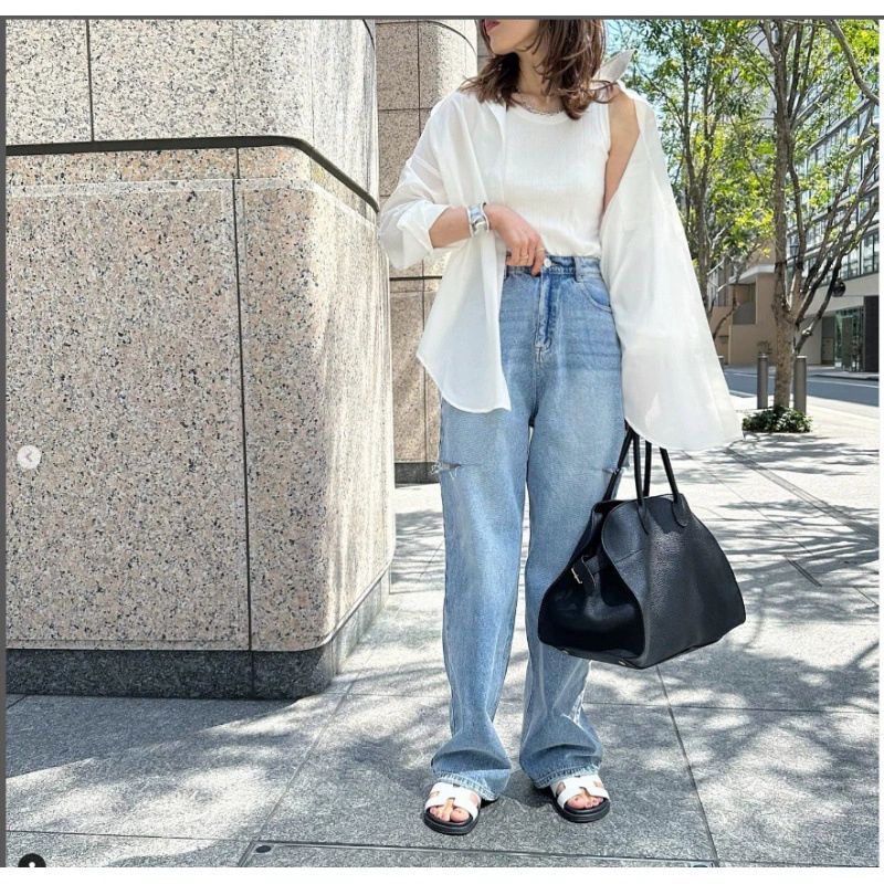 Летние японские брендовые джинсы, модные брюки
