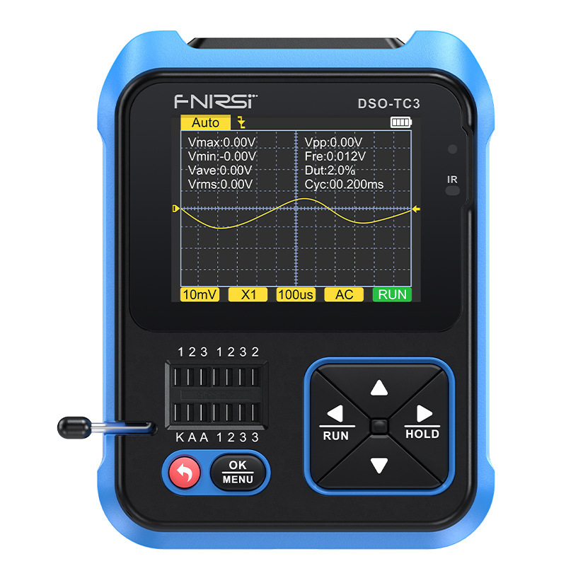FnirsiデジタルオシロスコープDSO-TC3トランジスタテスターlcr表スリーインワン携帯手持ち小型|undefined
