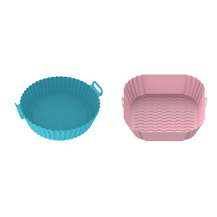 Amazon explosivo aire frito plato de horneado de silicio grado alimenticio resistente a altas temperaturas almohadilla de horneado de aire doméstico