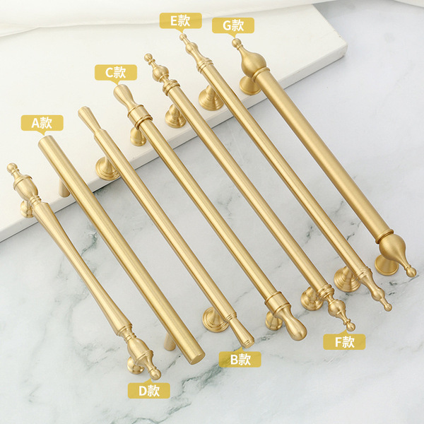 Bronze cabinet door pulls creamy style French -style light luxury…