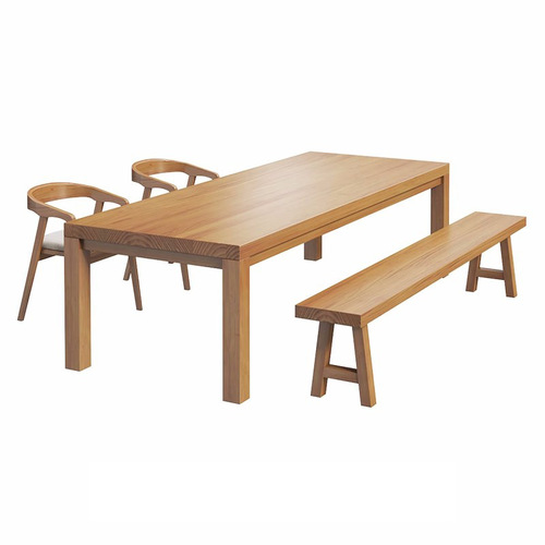 Modern Minimalist Solid Wood Conference Table Reading Table Home Long Desk Workstation Desk Living Room Office Chair