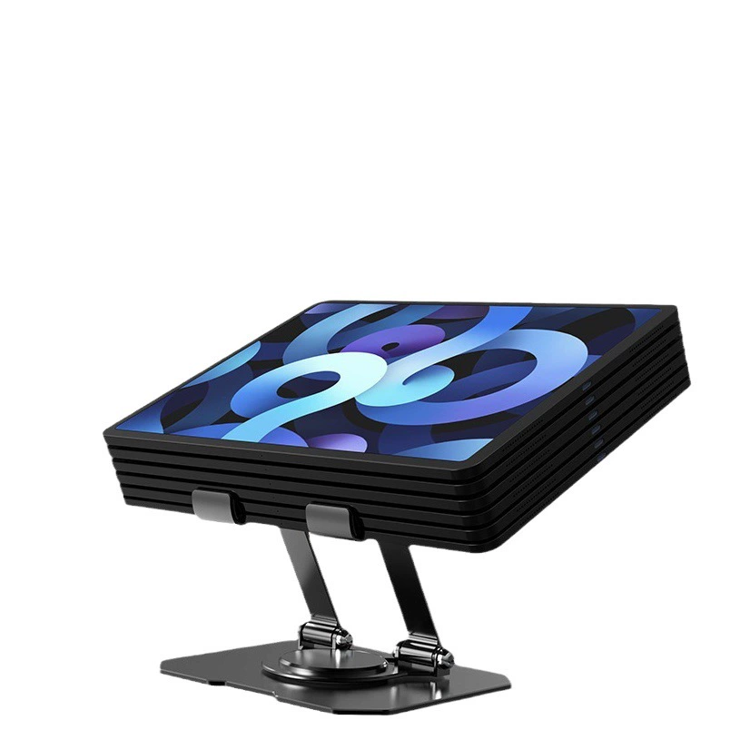 Вращающаяся на 360 градусов подставка для планшета, настольная складная регулируемая охлаждающая подставка из алюминиевого сплава, подставка для компьютера