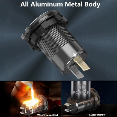 QC3.0 modified car charger with | Mobil şarj cihazları