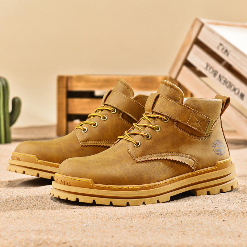 Die neuen Freizeit-Arbeitsschuhe von Zhongbang können nicht in faule große gelbe Stiefel getreten werden_voghion.com