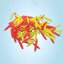 散装硅胶漂尾加粗头醒目豆三角菱形放大浮漂头渔具垂钓用品小配件