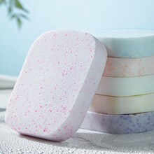 柔软竹炭洗脸扑洁面扑细腻擦脸木浆粉扑清洁脸部加厚卸妆大海绵